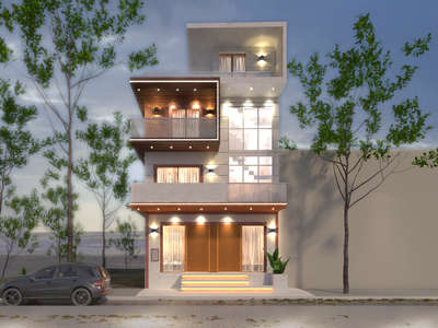 Exterior, Lighting Designs by Architect decons  company , Gurugram | Kolo