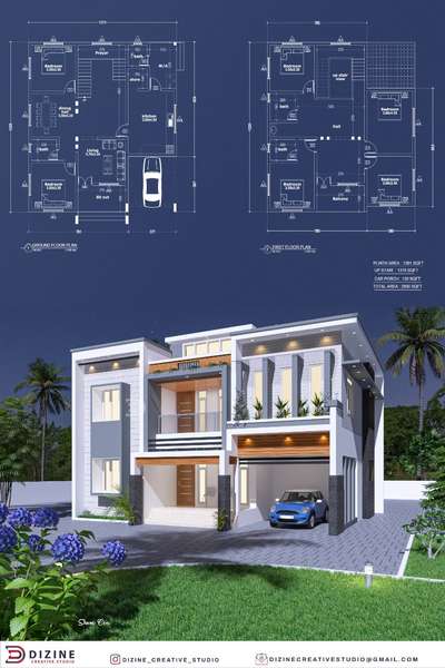 Exterior, Plans Designs by Interior Designer Mohammed Shamseer, Kasaragod | Kolo