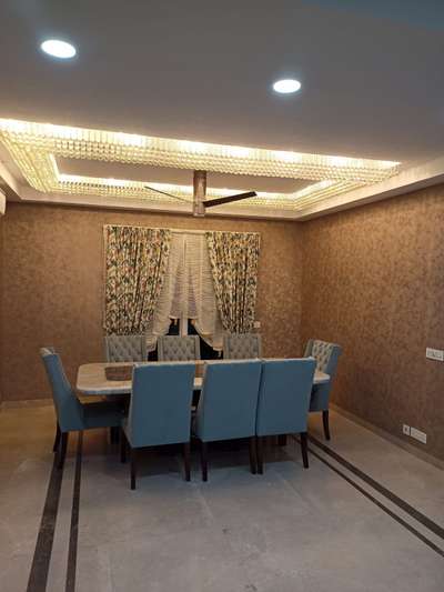Ceiling, Dining, Furniture, Table Designs by Interior Designer Pratap interior  Decore , Ghaziabad | Kolo