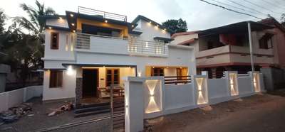 Exterior, Lighting Designs by Contractor Dhaivi Constructions , Kottayam | Kolo