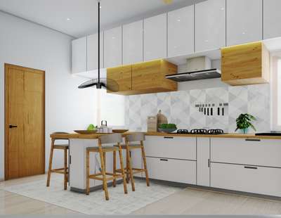 Kitchen, Storage, Furniture Designs by Architect Irshad Ahamed, Malappuram | Kolo