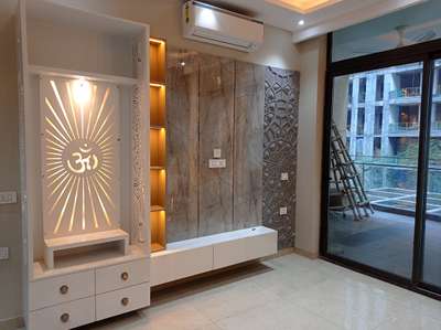 Prayer Room, Storage Designs by Contractor Gaurav Panwar, Delhi | Kolo