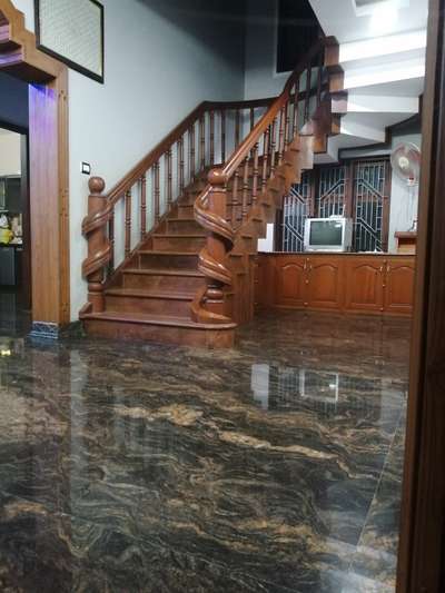 Staircase, Flooring, Storage Designs by Carpenter sanoop mk sanoop mk, Kannur | Kolo