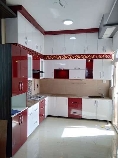 Kitchen, Storage Designs by Contractor Sadab Khan, Ghaziabad | Kolo