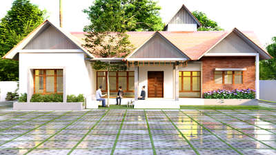 Exterior Designs by Civil Engineer uvais p k, Wayanad | Kolo