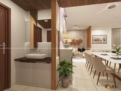 Dining, Table, Furniture, Lighting Designs by Interior Designer rajeesh varghese, Ernakulam | Kolo