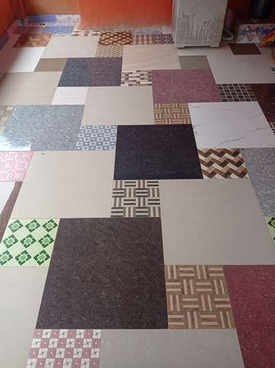 Flooring Designs by Contractor Anand P Menon, Thrissur | Kolo