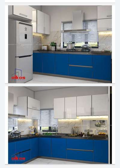 Kitchen, Lighting, Storage Designs by Civil Engineer Lipin Luckose, Kollam | Kolo