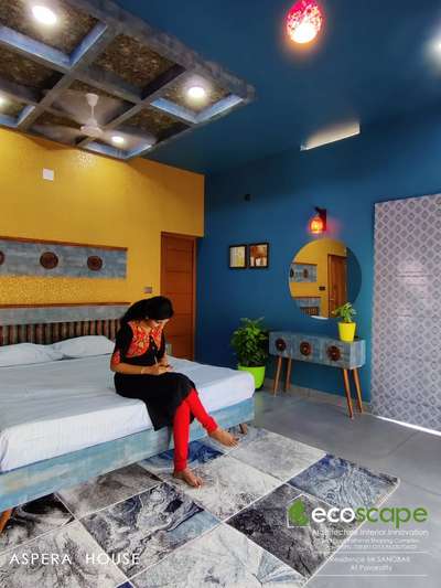 Bedroom, Ceiling, Furniture, Lighting Designs by Interior Designer judheesh pavaratty, Thrissur | Kolo
