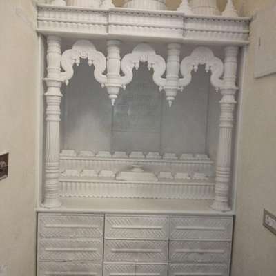 Prayer Room, Storage Designs by Home Automation imran marbles makrana, Bhopal | Kolo