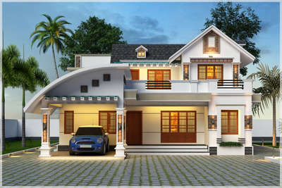 Exterior Designs by Architect shyn s, Pathanamthitta | Kolo