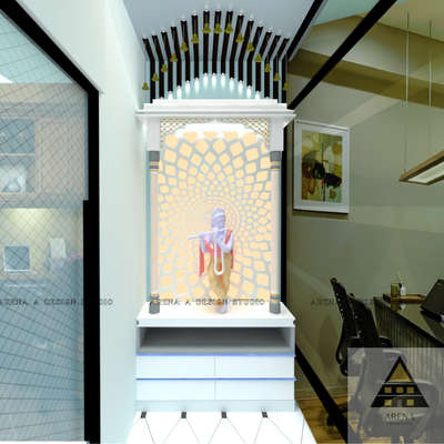 Prayer Room, Storage Designs by Interior Designer vidhi  interior designer , Jaipur | Kolo