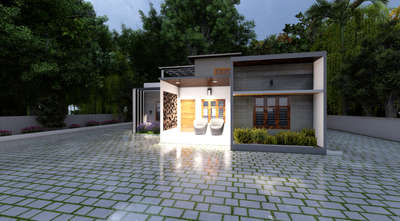 Exterior Designs by Civil Engineer Afthab Shaban, Wayanad | Kolo