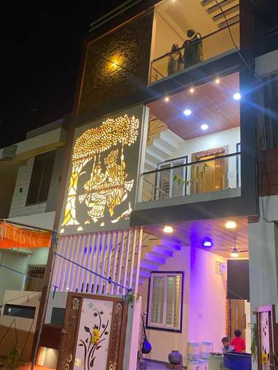 Exterior, Lighting Designs by Architect Vimal Kumar, Indore | Kolo