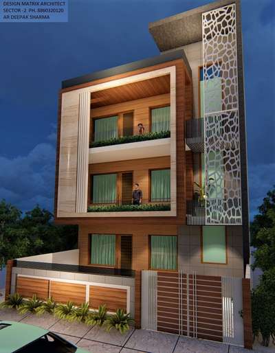 Exterior Designs by Architect deepak sharma, Faridabad | Kolo