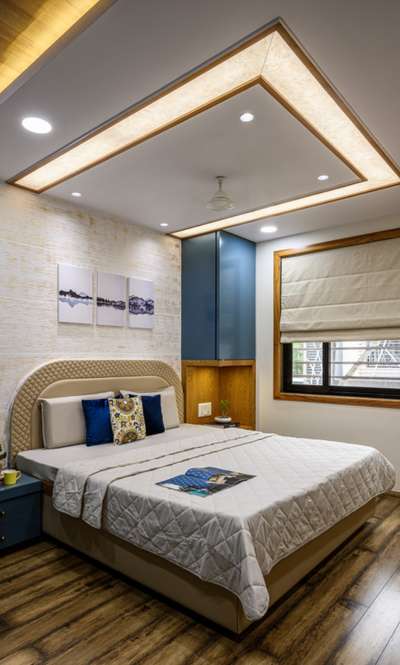 Ceiling, Lighting, Furniture, Bedroom, Storage Designs by Interior Designer MAJESTIC INTERIORS ™, Faridabad | Kolo