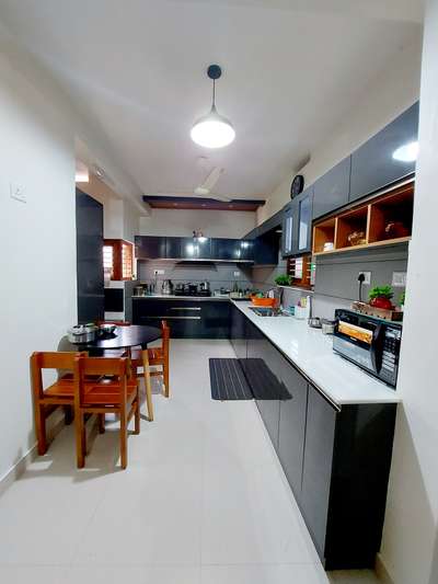 Kitchen, Furniture, Storage, Lighting Designs by Interior Designer nisam pt, Malappuram | Kolo