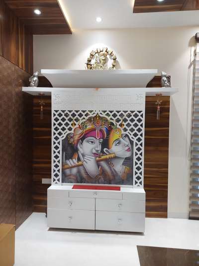 Prayer Room, Storage Designs by Interior Designer Heera Lal, Jaipur | Kolo