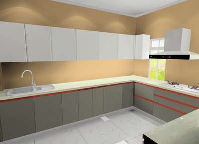Kitchen, Lighting, Storage Designs by Interior Designer Narender Sharma, Faridabad | Kolo