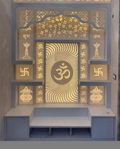 Prayer Room Designs by Carpenter Afzal Ansari, Gurugram | Kolo