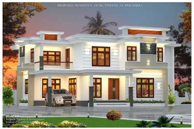 Exterior Designs by Civil Engineer shailesh krishna, Kozhikode | Kolo