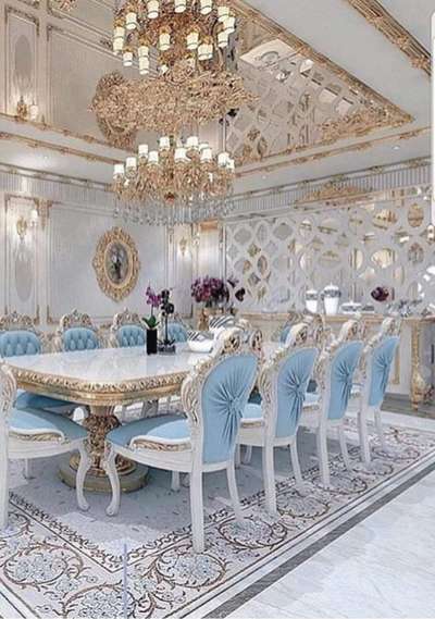 Dining, Ceiling, Furniture, Table, Lighting Designs by Contractor Mohd Halim, Delhi | Kolo