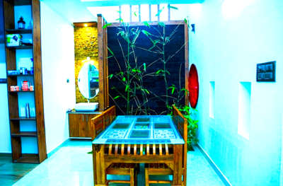 Dining, Furniture, Storage, Table, Wall Designs by Interior Designer Adil Sha, Thiruvananthapuram | Kolo