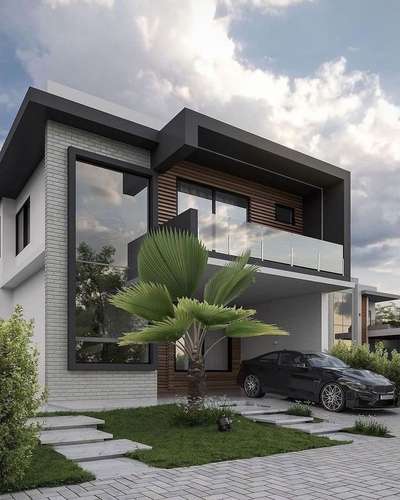 Exterior Designs by Building Supplies 3D Zone, Kozhikode | Kolo