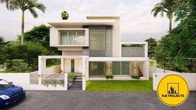 Exterior Designs by Civil Engineer FB  Projects, Thrissur | Kolo