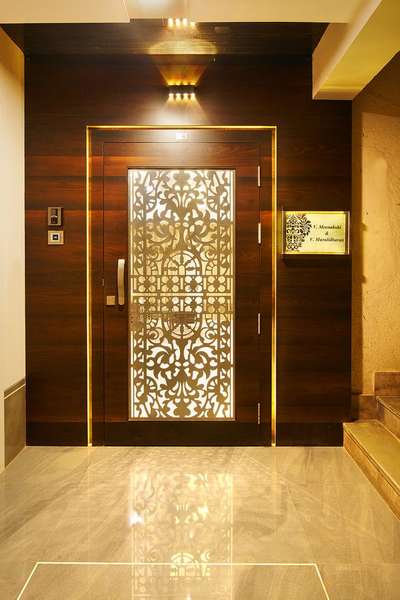 Door, Flooring, Lighting Designs by Service Provider Qmetals Cnc, Kollam | Kolo