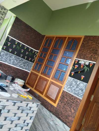 Window Designs by Painting Works Sarath salahudheen, Pathanamthitta | Kolo