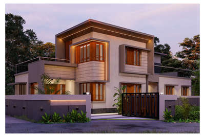 Exterior, Lighting Designs by Architect Krishnanand S, Kollam | Kolo