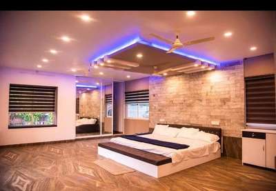 Bedroom, Furniture, Ceiling, Lighting, Storage Designs by Contractor Athira Sam, Kollam | Kolo