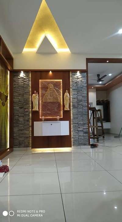 Lighting, Prayer Room, Storage Designs by Interior Designer Thushara Thushu, Ernakulam | Kolo