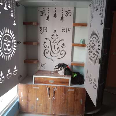 Prayer Room, Storage Designs by Building Supplies raj kumar, Gautam Buddh Nagar | Kolo