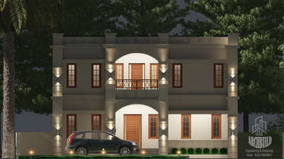 Exterior, Lighting Designs by Architect MUHAMMED  RASHID, Malappuram | Kolo