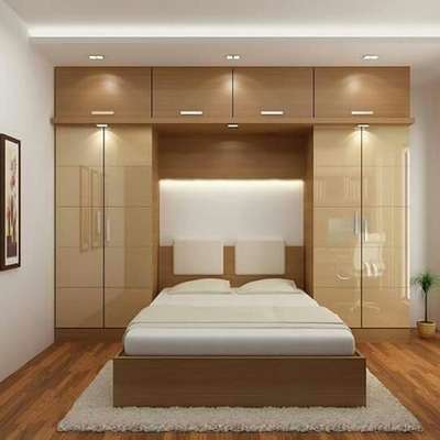 Bedroom, Furniture, Storage, Lighting Designs by Architect Jagan Chaudhary, Ghaziabad | Kolo