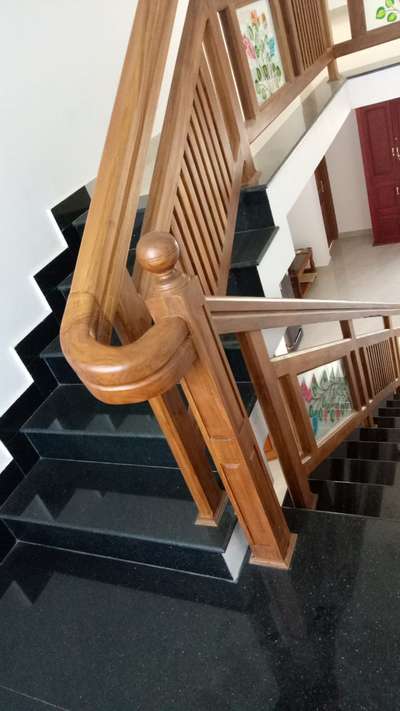 Staircase Designs by Carpenter vinu vinu, Palakkad | Kolo