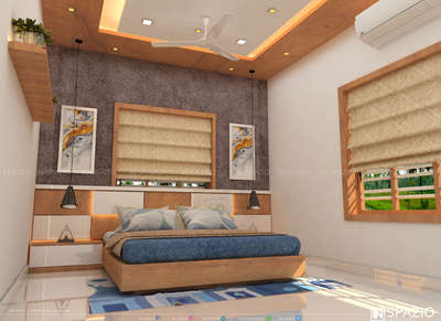 Bedroom, Furniture, Storage, Lighting, Wall Designs by Interior Designer Rahul c, Malappuram | Kolo