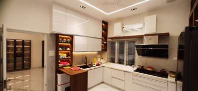 Storage, Lighting, Kitchen Designs by Architect habeeb  Rahman , Palakkad | Kolo