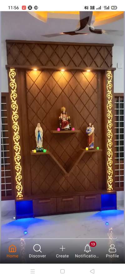 Prayer Room Designs by Service Provider Sree Poovathil, Kottayam | Kolo