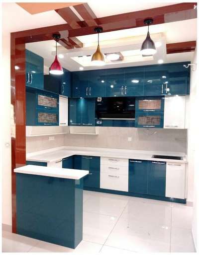 Kitchen, Lighting, Storage Designs by Carpenter Hariom Sharma, Faridabad | Kolo