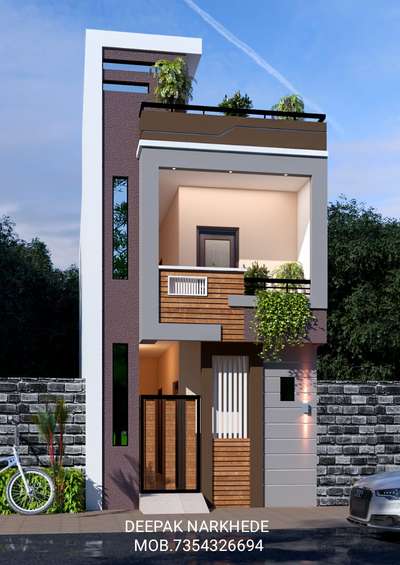 Exterior Designs by Contractor Ramshankar Gour, Indore | Kolo
