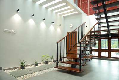 Lighting, Flooring, Home Decor, Staircase Designs by Architect Akshay  Chandran, Kollam | Kolo