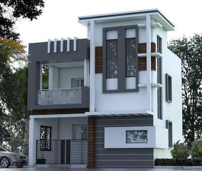 Exterior Designs by Civil Engineer Raj Singatiya, Indore | Kolo