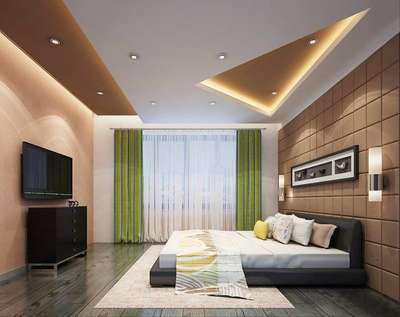 Ceiling, Bedroom, Furniture, Lighting, Storage Designs by Contractor Green  Lemon    9349255658, Ernakulam | Kolo