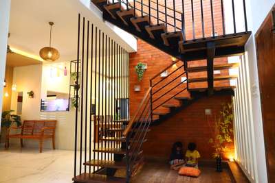 Staircase Designs by Architect Fairuz Architects , Malappuram | Kolo