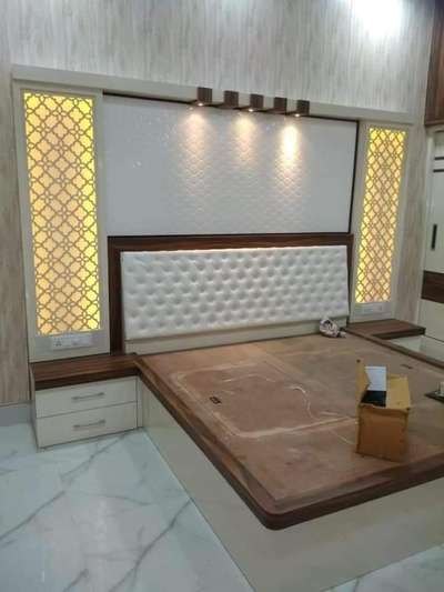 Bedroom, Furniture, Lighting Designs by Carpenter Nadeem Khan, Ghaziabad | Kolo
