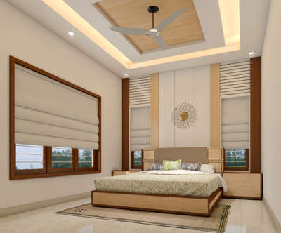 Ceiling, Furniture, Bedroom, Lighting, Storage Designs by Architect iLA  Design Studio, Kozhikode | Kolo