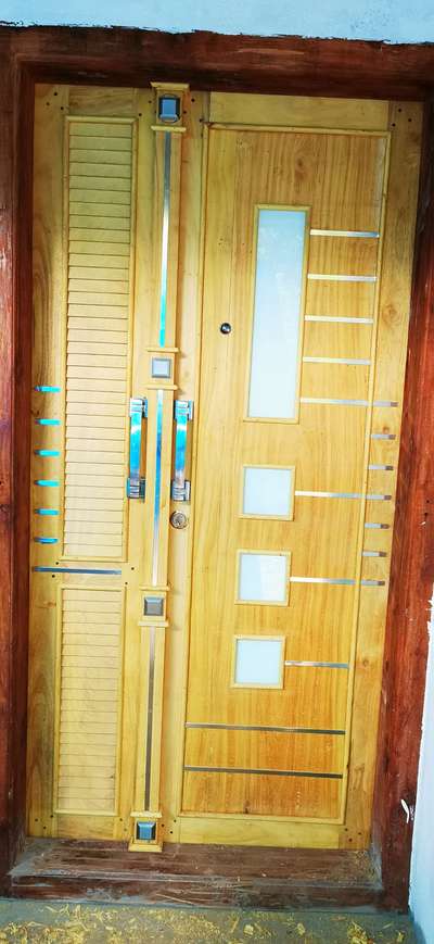 Door Designs by Carpenter Aneesh  RT, Thiruvananthapuram | Kolo